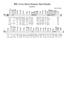 IIII. Love those beames that breede