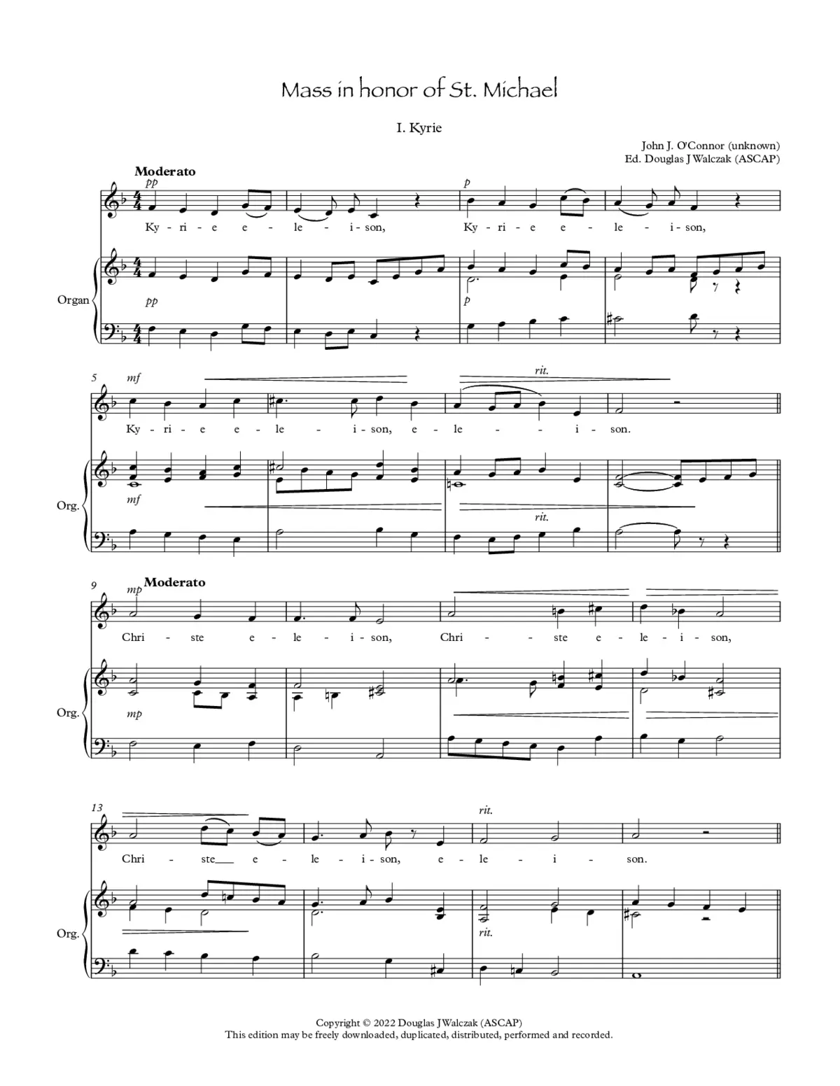 Mass in honor of St. Michael - Page 1