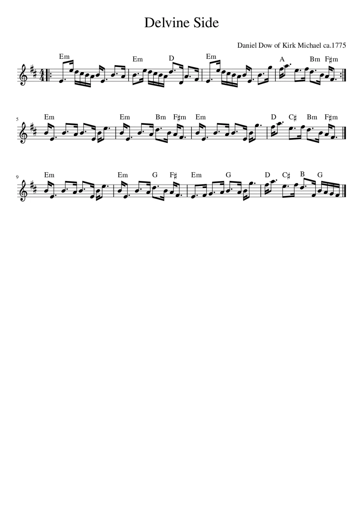 Delvine Side - Page 1