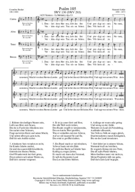 Danket dem Herren, lobt ihn frei, SWV 203