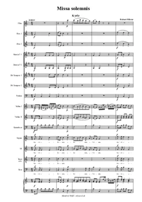 Missa solemnis in C