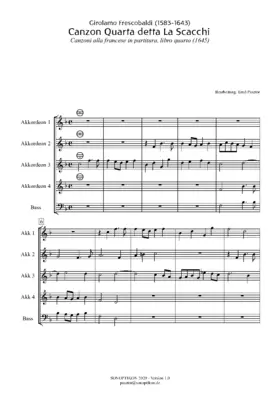 Canzon Quarta detta La Scacchi