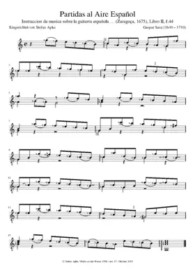 Partidas al Aire español