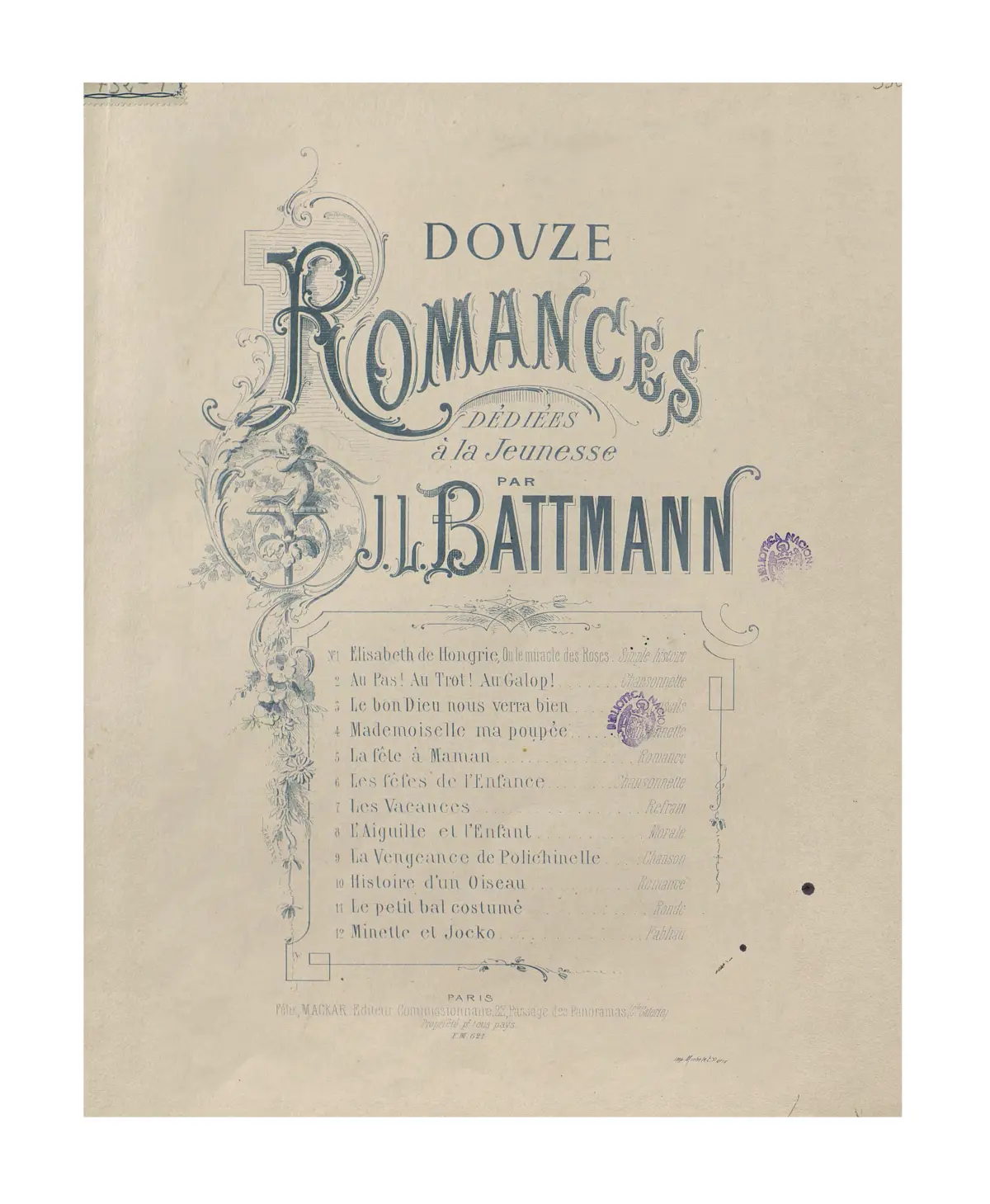 Douze romances - Page 1