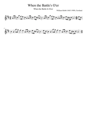 When the Battle's O'er