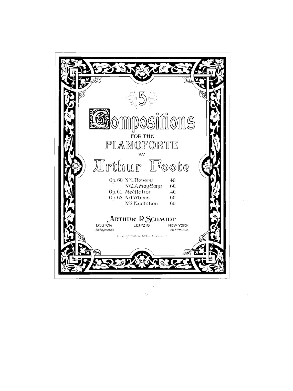 2 Piano Pieces, Op.62 - Page 1