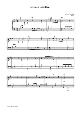 Minuet in G major