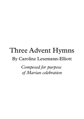 Three Advent hymns