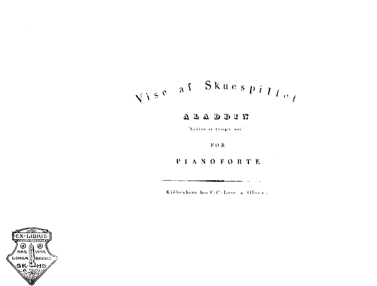 2 Songs from 'Aladdin', WoO 131 - Page 1