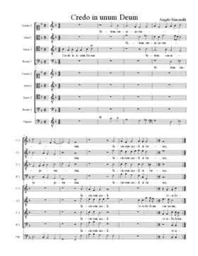 Credo in unum Deum