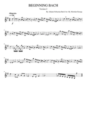 Beginning Bach