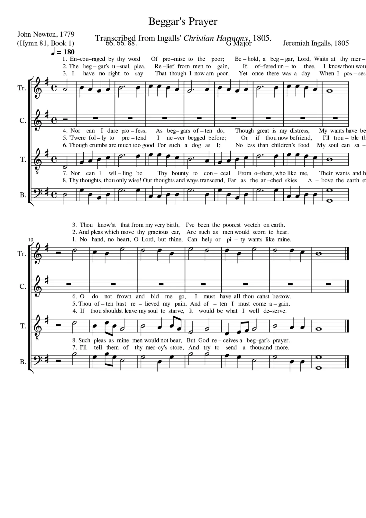 Beggar's Prayer - Page 1