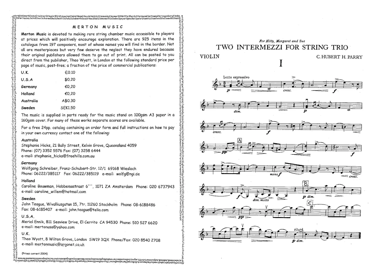 2 Intermezzi - Page 1