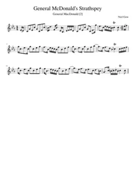 General McDonalds Strathspey