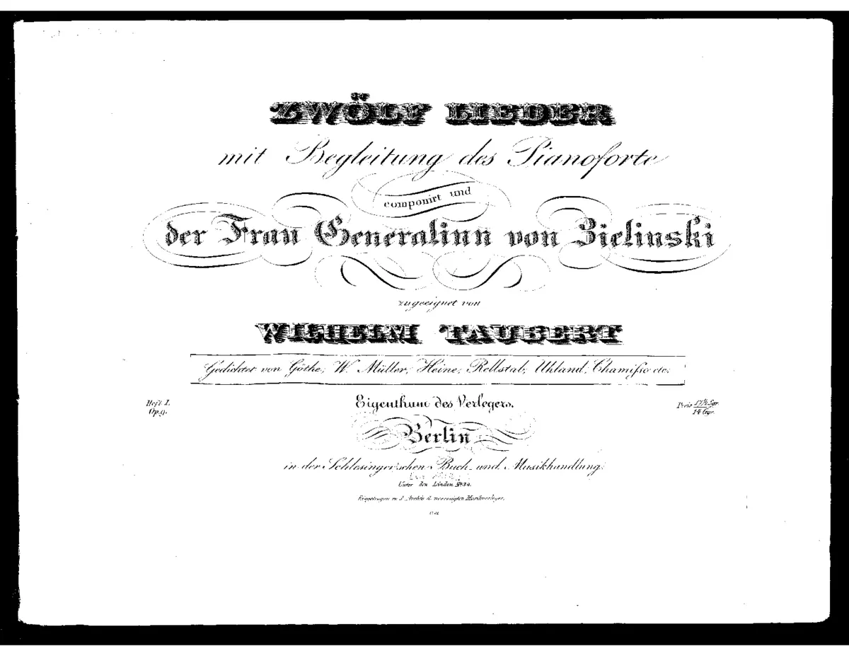 12 Lieder - Page 1