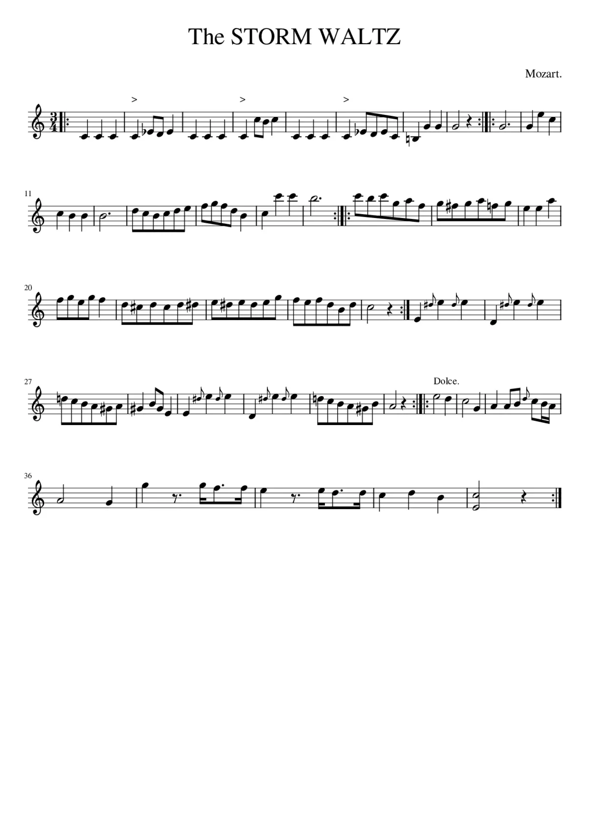 The STORM WALTZ - Page 1