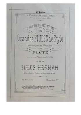 Douze grandes études de style