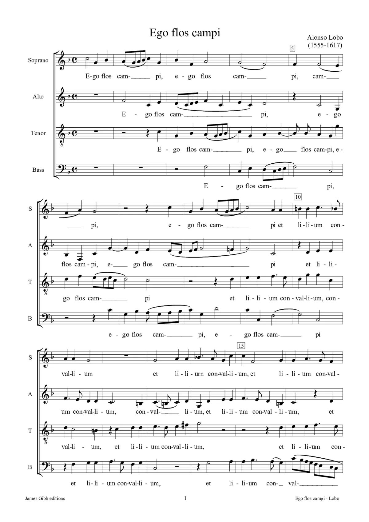 Ego flos campi - Page 1