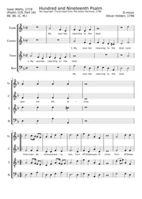 Hundred and Nineteenth Psalm