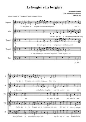 Le berger et la bergiere