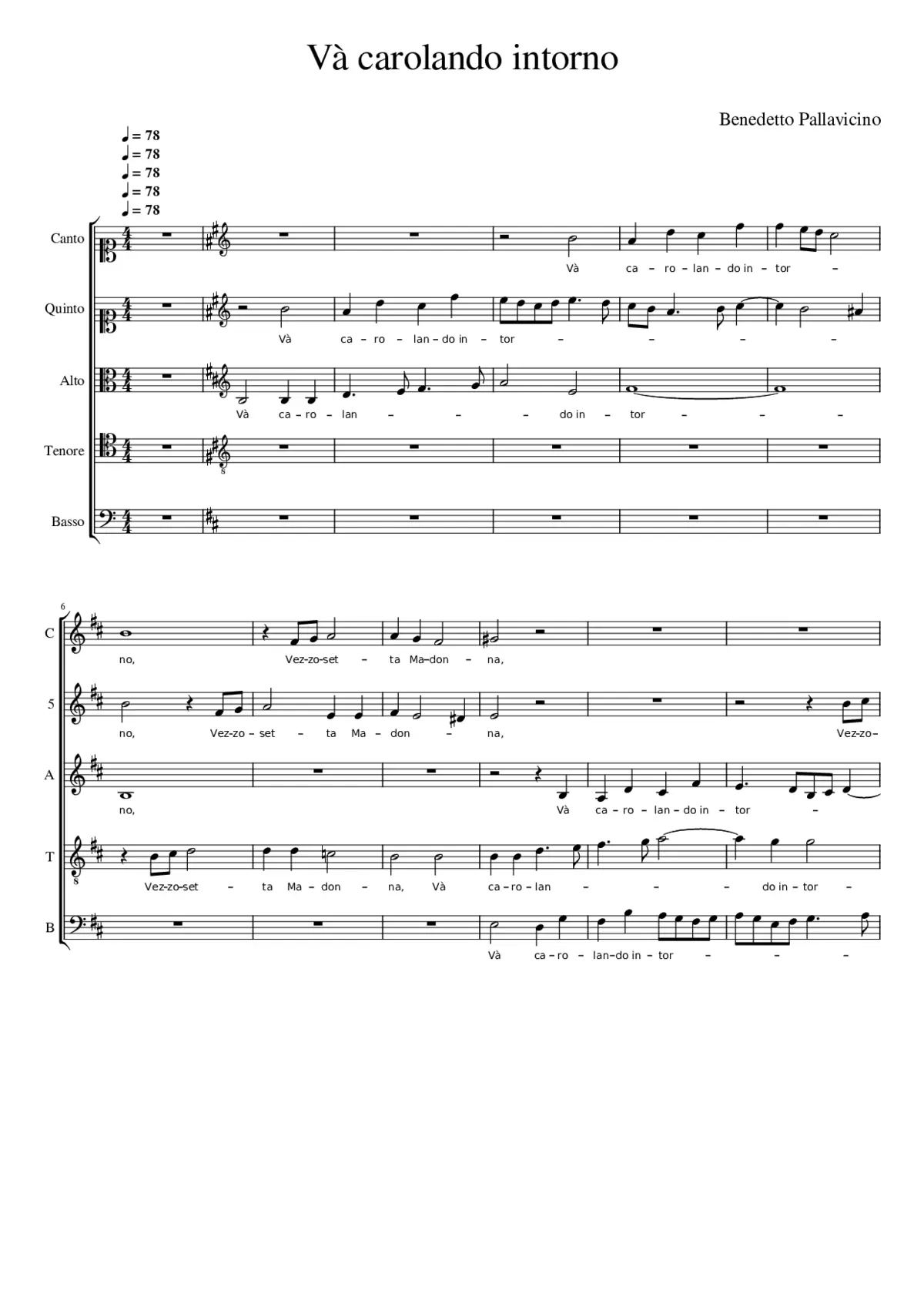 Và carolando intorno - Page 1