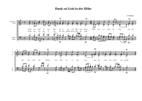 Dank sei Gott in der Höhe (Chorale)