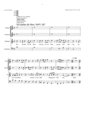 Ich danke dir Herr SWV 347