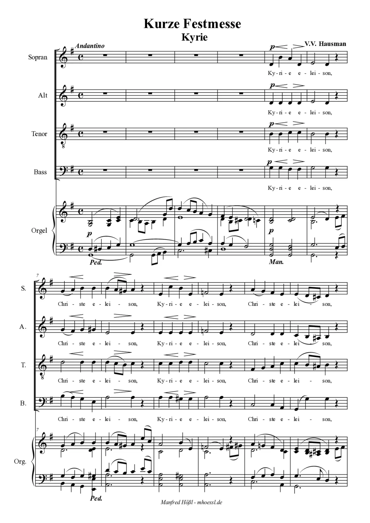 Kurze Festmesse - Page 1