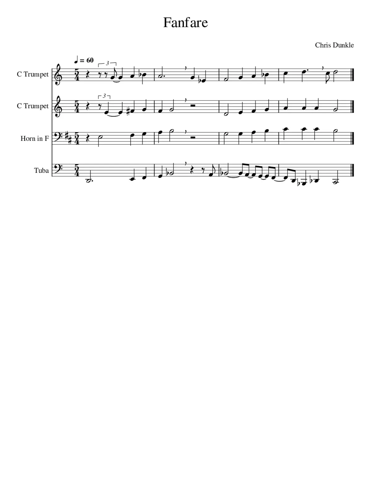 Fanfare - Page 1
