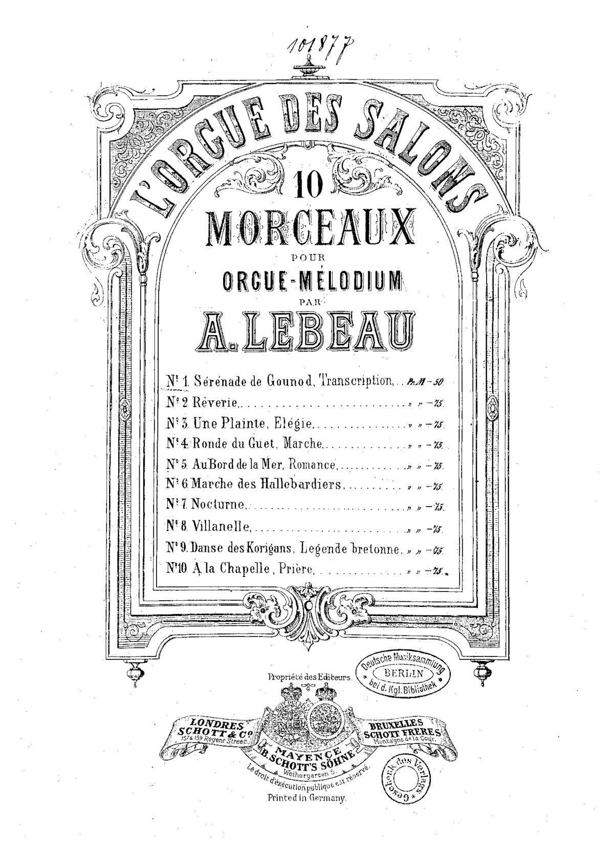 10 Morceaux - Page 1