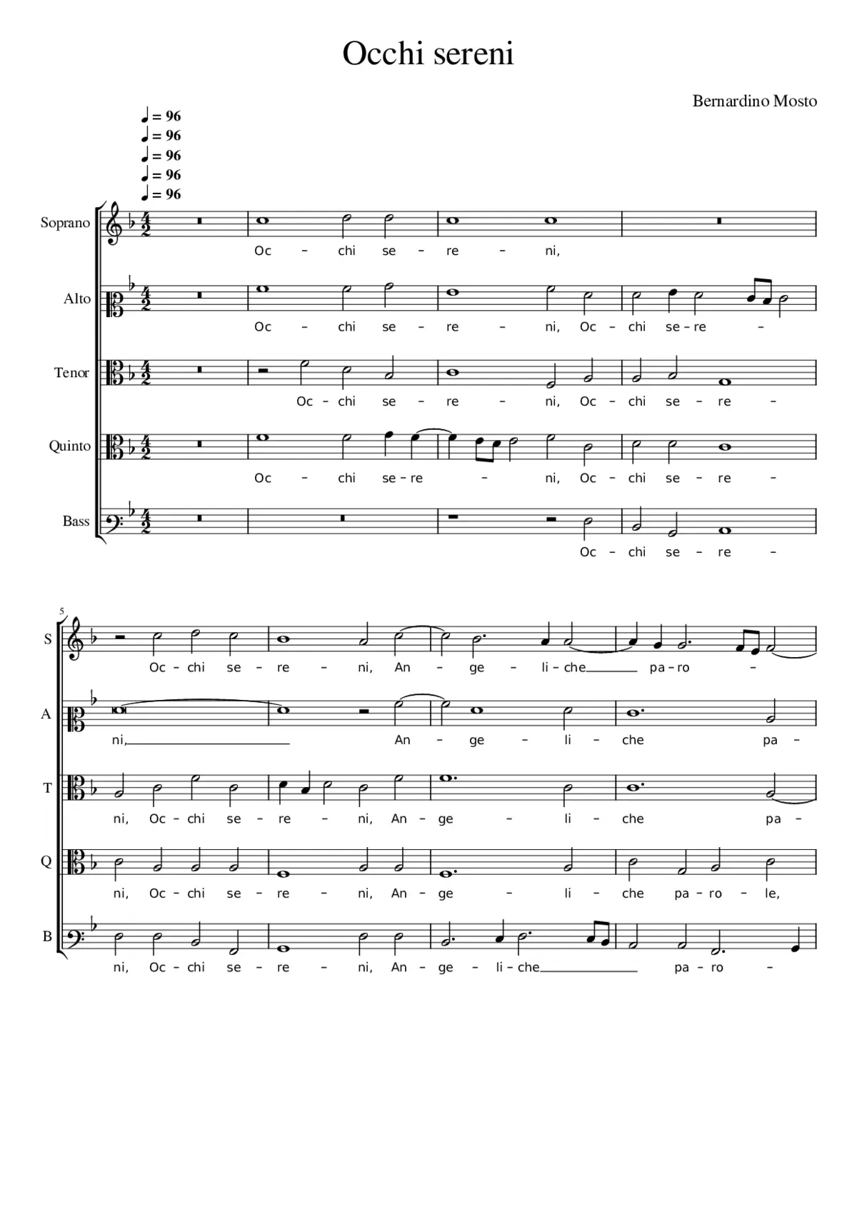 Occhi sereni - Page 1