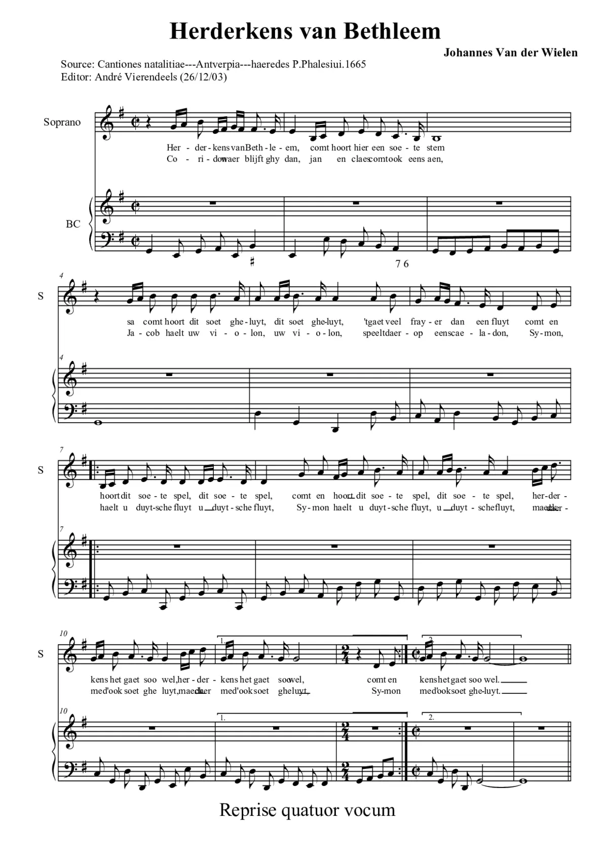 Herderkens van Bethleem - Page 1