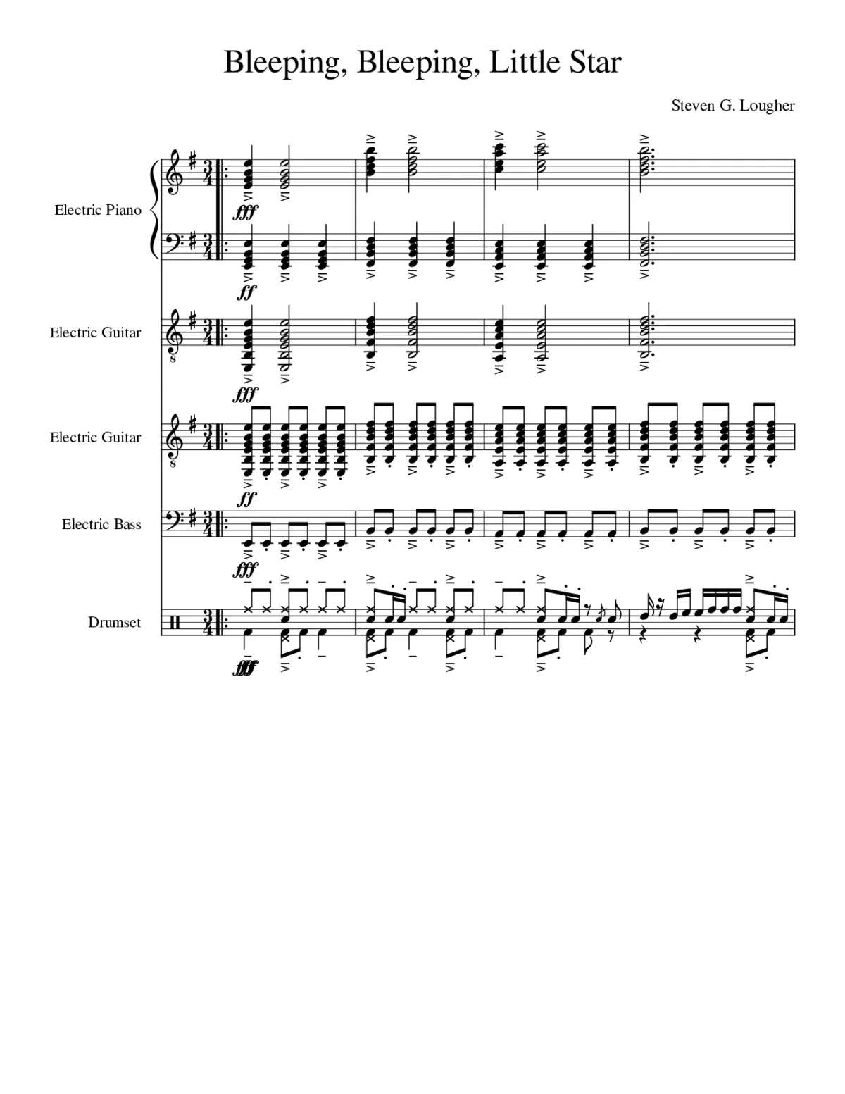 twinkle twinkle little star - Page 1