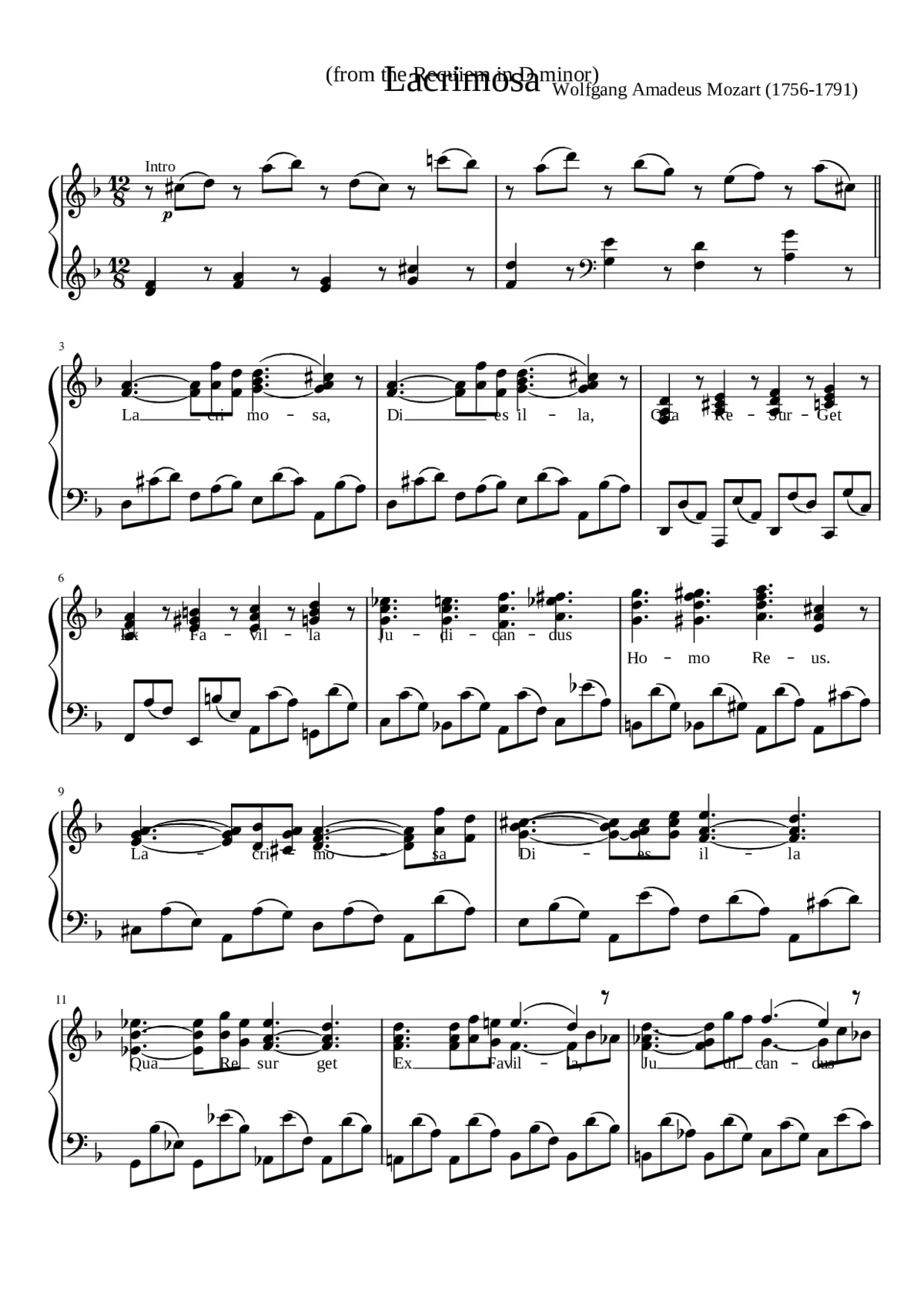 Requiem in D minor K.626 - Page 1