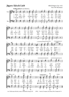 Jägers falsch Lieb