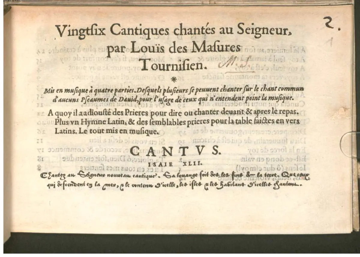 26 Cantiques chantés au Seigneur - Page 1