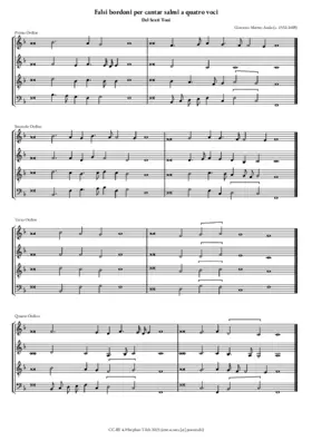 Falsi bordoni sexti toni