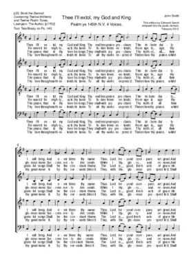 Thee I'll extol, my God and King