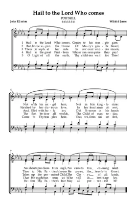 Hail to the Lord who comes