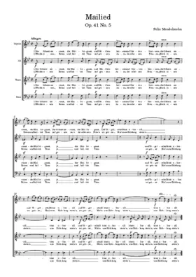 Mailied, Op. 41, No. 5