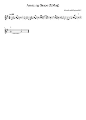 Amazing Grace (GMaj)