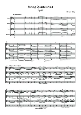 String Quartet No.1, Op.27