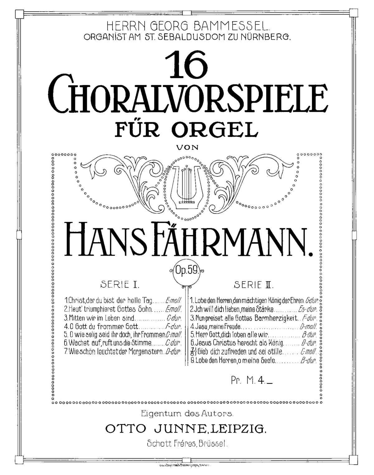 16 Choralvorspiele - Page 1