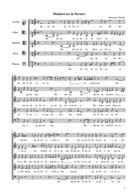 Domine ne in furore a 5