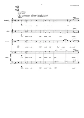 Oh! Sweetest of thy lovely race