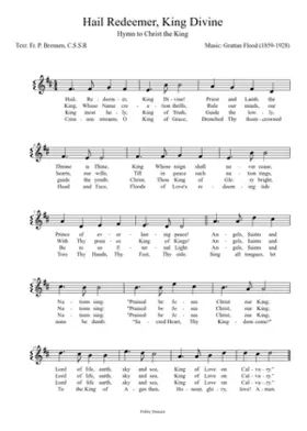 Hail The Redeemer King Divine