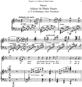 Les adieux de Marie Stuart