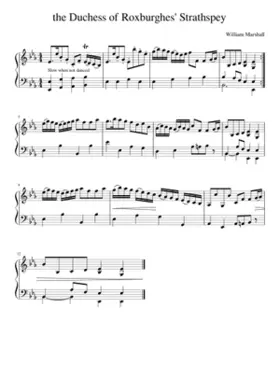 the Duchess of Roxburghes' Strathspey