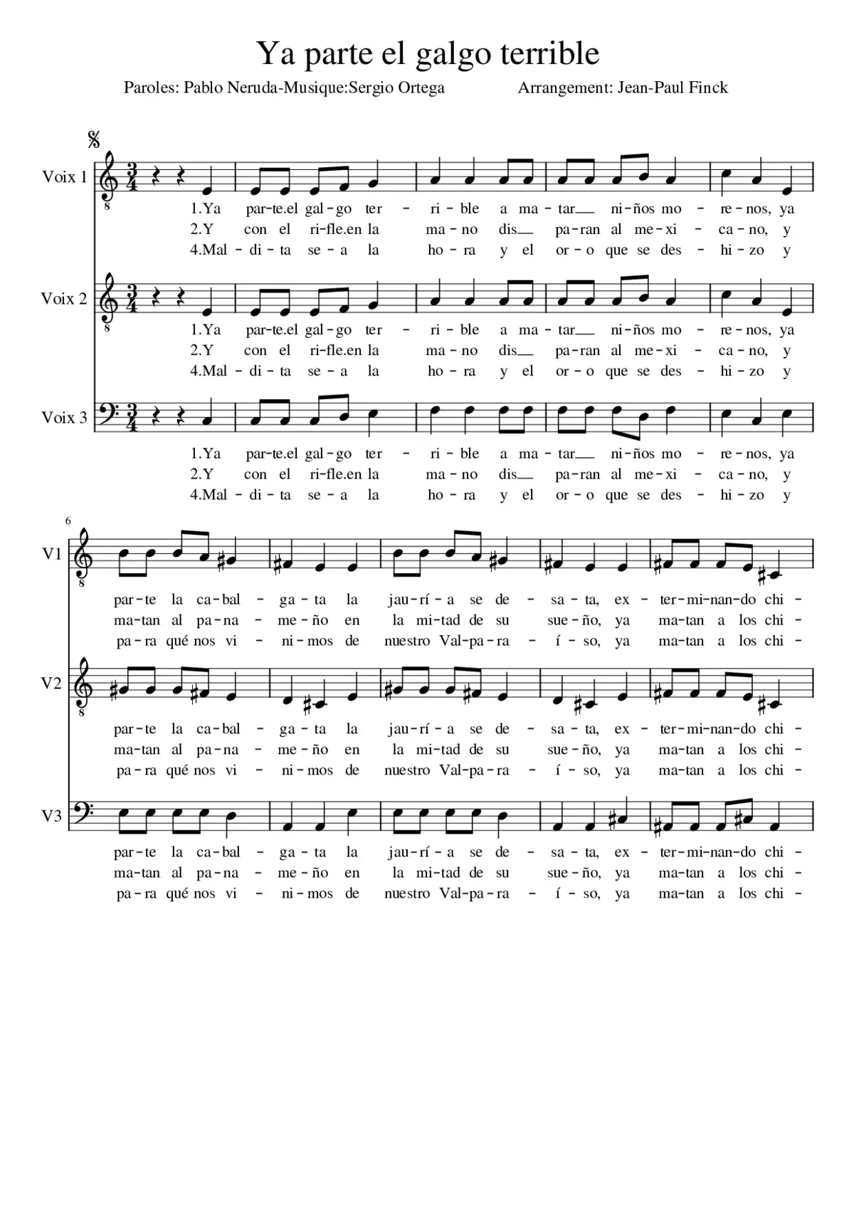 Ya parte el galgo terrible - Page 1