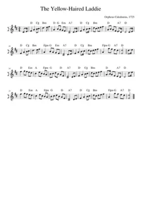 The Yellow-Haired Laddie